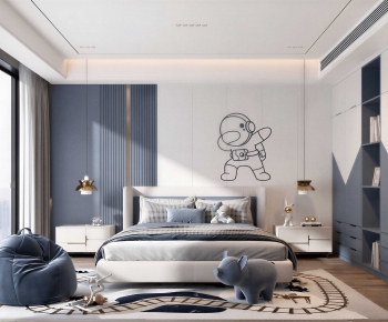 Modern Boy's Room And Son's Room-ID:980951075