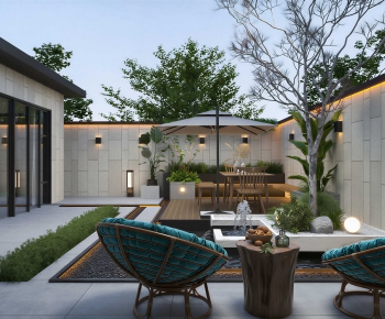 Modern Courtyard/landscape-ID:233891018