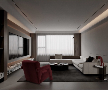 Modern A Living Room-ID:373724945