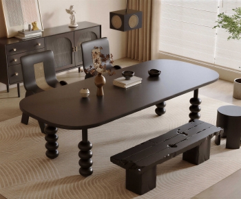 Modern Dining Table And Chairs-ID:477960133