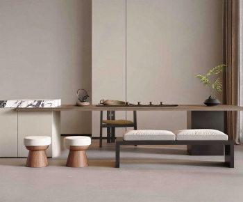 New Chinese Style Tea Tables And Chairs-ID:233819018