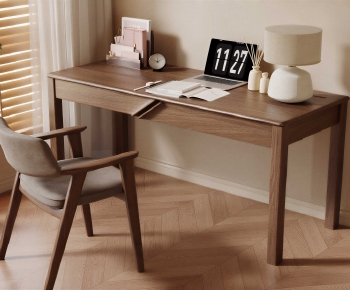 Modern Computer Desk And Chair-ID:823149716