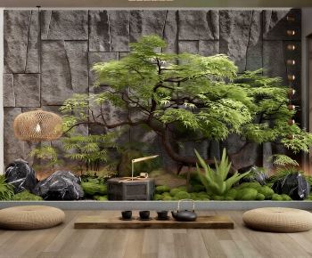 New Chinese Style Courtyard/landscape-ID:104448083