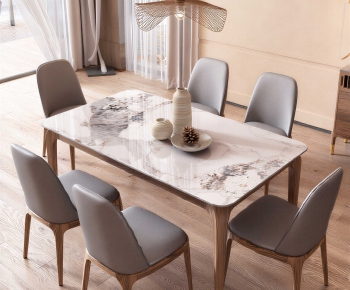 Modern Dining Table And Chairs-ID:613395938