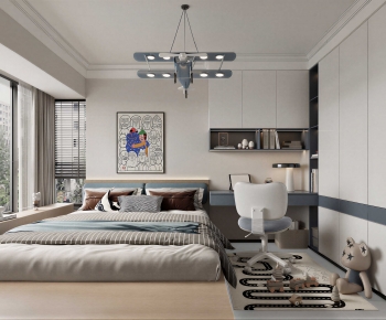 Modern Boy's Room And Son's Room-ID:125169992