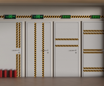 Modern Fire Door-ID:590167051