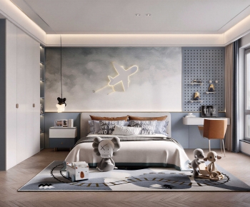 Modern Boy's Room And Son's Room-ID:346941956