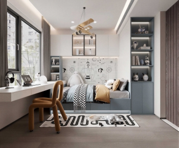 Modern Boy's Room And Son's Room-ID:499689104