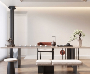 New Chinese Style Tea Tables And Chairs-ID:746428015