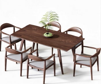 New Chinese Style Dining Table And Chairs-ID:240979914