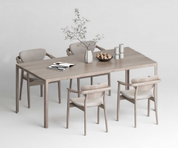 Modern Dining Table And Chairs-ID:925333025