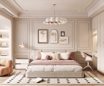 French Style Bedroom-ID:597038034