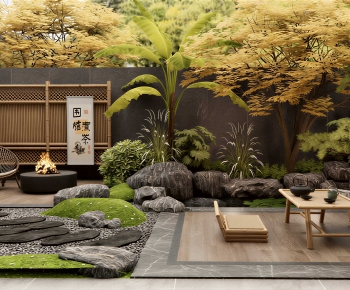New Chinese Style Courtyard/landscape-ID:753958947