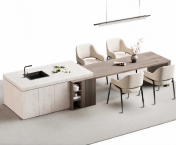 Modern Dining Table And Chairs-ID:285916095