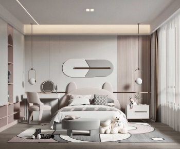 Modern Girl's Room Daughter's Room-ID:644640922