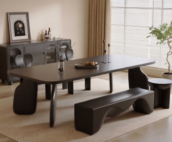 Modern Dining Table And Chairs-ID:650775911