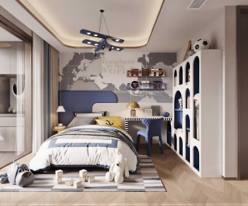 Modern Boy's Room And Son's Room-ID:164196974