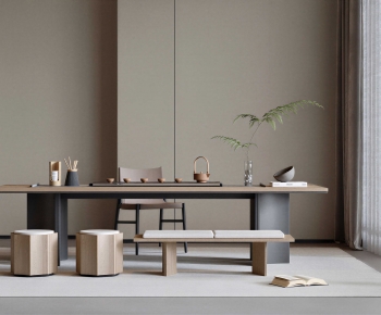 New Chinese Style Tea Tables And Chairs-ID:439135075