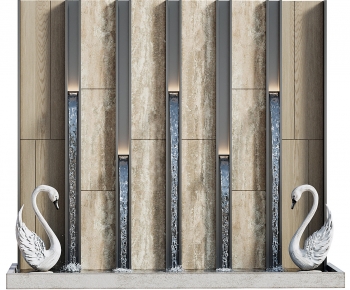 Modern Rockery Waterscape-ID:676285984