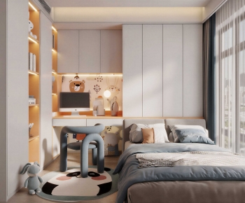 Modern Boy's Room And Son's Room-ID:621949914