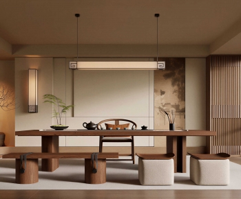 New Chinese Style Tea House-ID:384128094