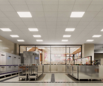 Modern Central Kitchen-ID:445823914