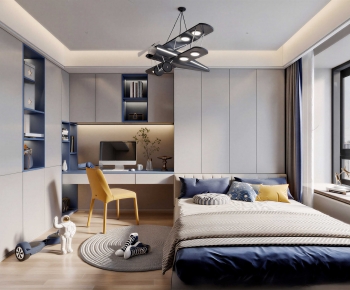 Modern Boy's Room And Son's Room-ID:569137101