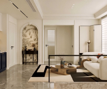 French Style A Living Room-ID:610620026