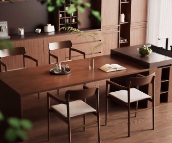 Modern Dining Table And Chairs-ID:931341893