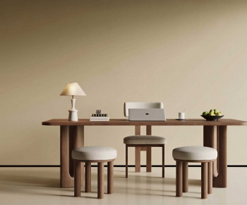 Modern Computer Desk And Chair-ID:864748957