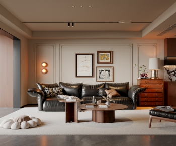 French Style A Living Room-ID:850194933