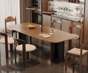 Modern Dining Table And Chairs-ID:443104039