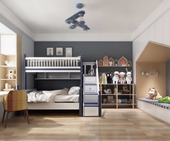 Modern Boy's Room And Son's Room-ID:497864968