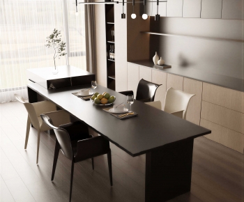 Modern Dining Table And Chairs-ID:961714983
