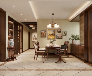 American Style Dining Room-ID:107139111