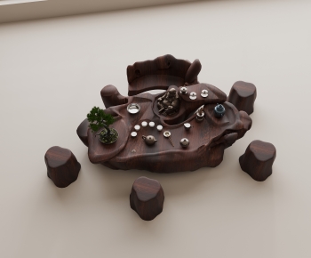 Chinese Style Tea Tables And Chairs-ID:692212105