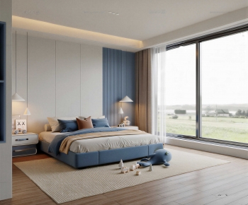 Modern Boy's Room And Son's Room-ID:648980115