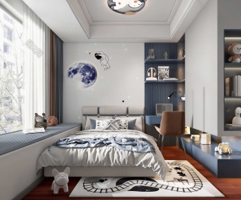 Modern Boy's Room And Son's Room-ID:816946984