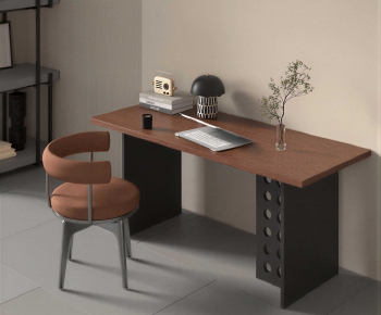 Modern Computer Desk And Chair-ID:834012997