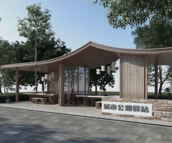 Chinese Style Public Building-ID:454353098