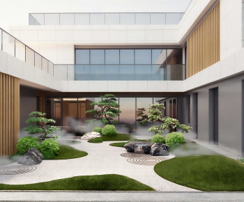 New Chinese Style Courtyard/landscape-ID:642955067