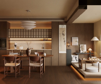 New Chinese Style Dining Room-ID:590768102