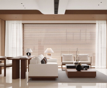 New Chinese Style A Living Room-ID:656289105