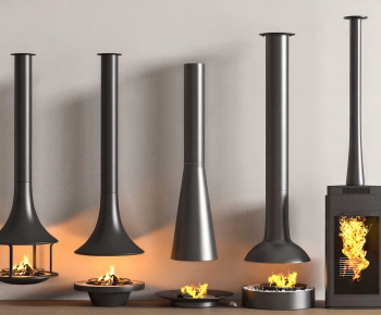 Modern Fireplace-ID:440238955