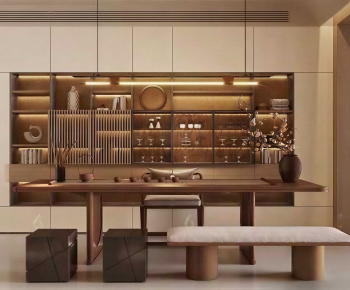 New Chinese Style Tea House-ID:644351967