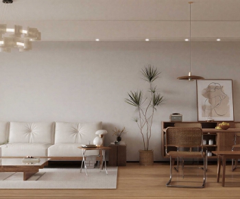 Wabi-sabi Style Dining Room-ID:412571919