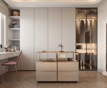 Modern Clothes Storage Area-ID:154503111