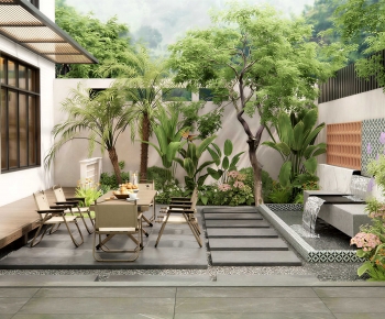 Modern Courtyard/landscape-ID:589632032