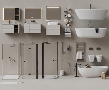 Modern Bathroom Cabinet-ID:853693965