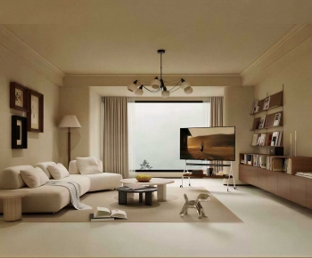 Modern A Living Room-ID:608674057